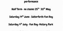 Dates for your diaries!...